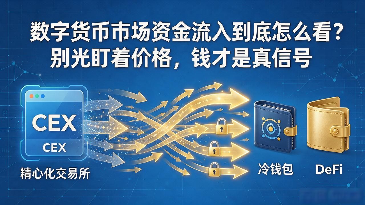 数字货币市场资金流入到底怎么看?别光盯着价格,钱才是真信号