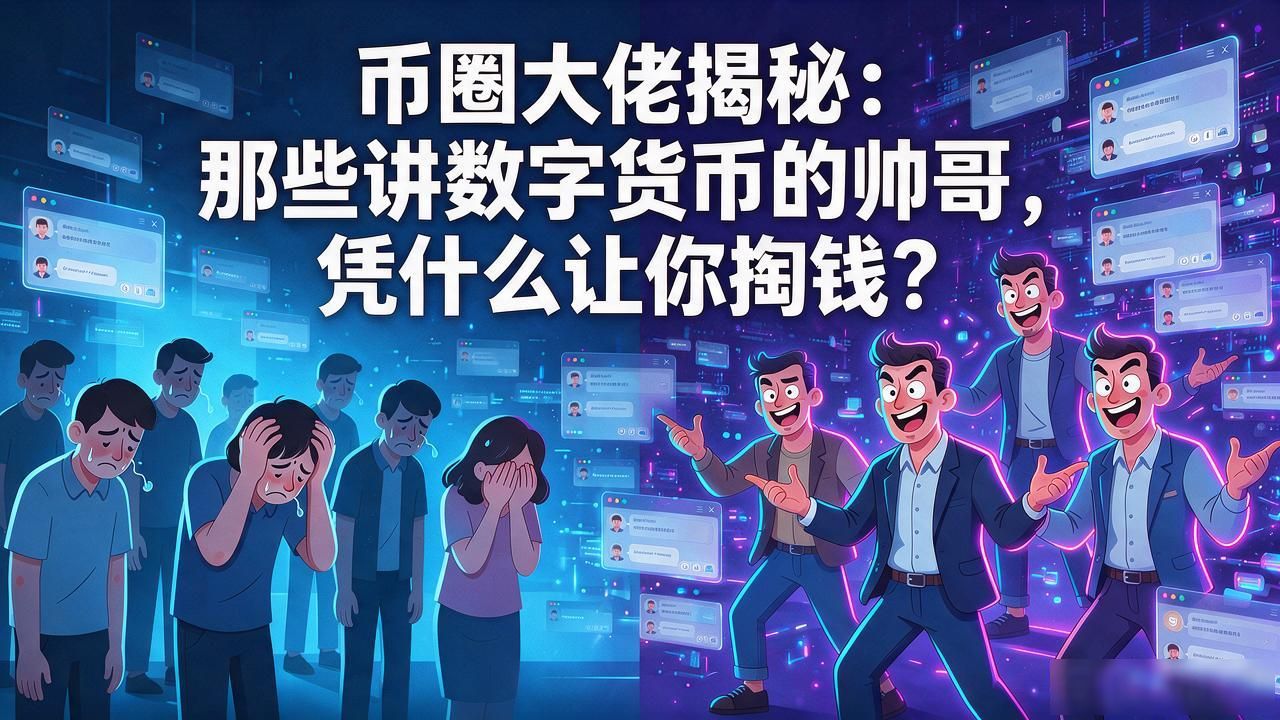 币圈大佬揭秘:那些讲数字货币的帅哥,凭什么让你掏钱?