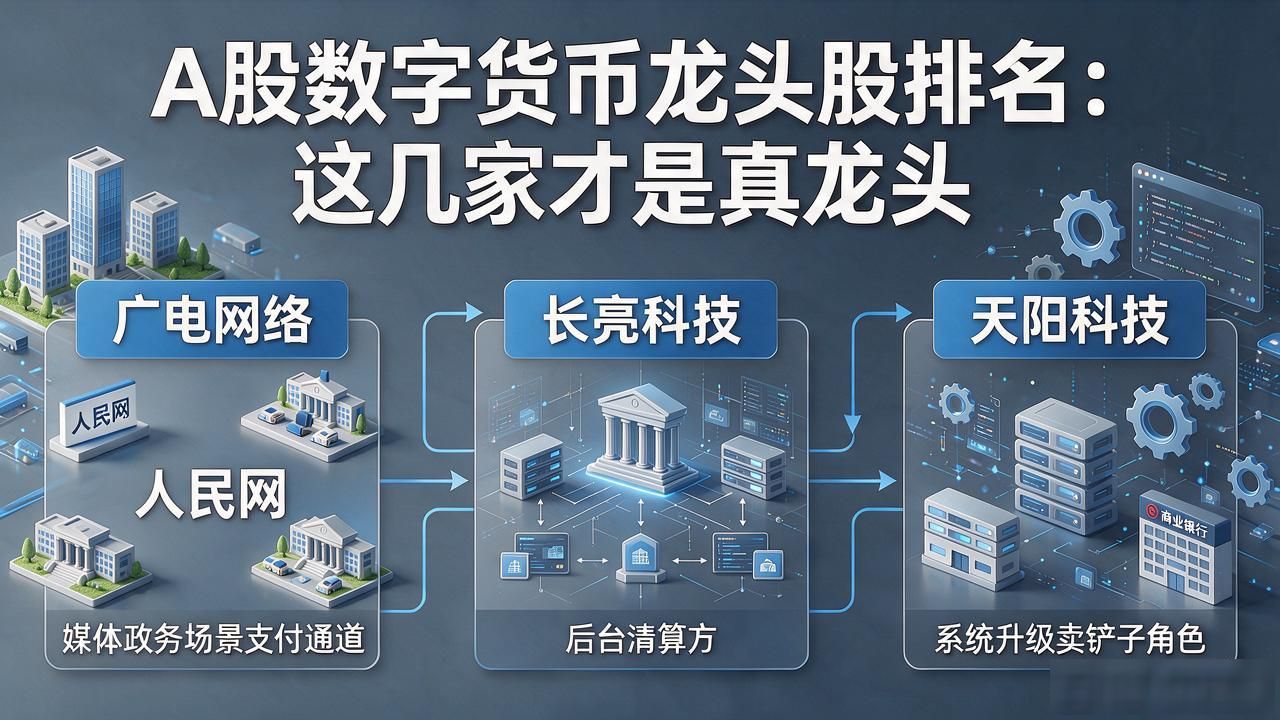 A股数字货币龙头股排名:这几家才是真龙头