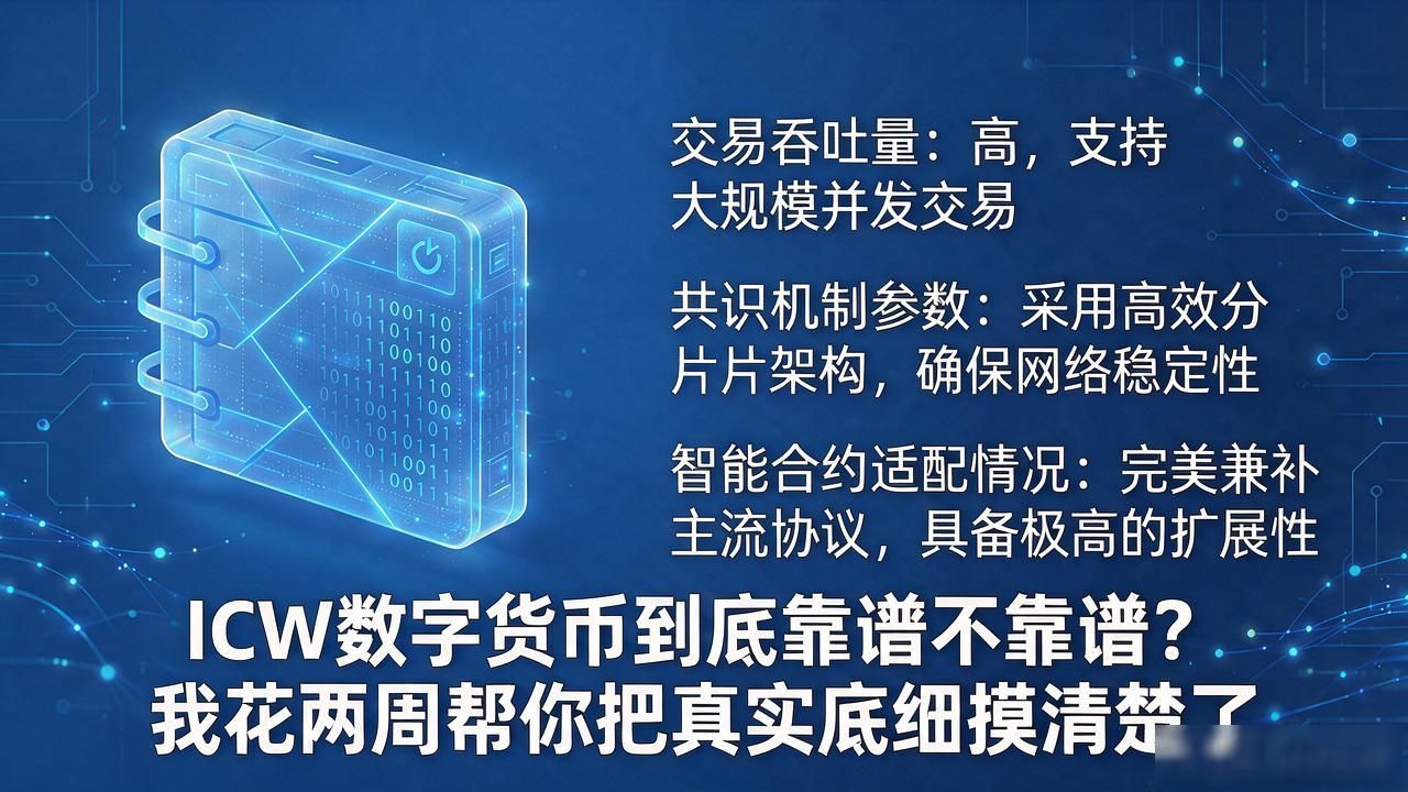 ICW数字货币到底靠谱不靠谱?我花两周帮你把真实底细摸清楚了