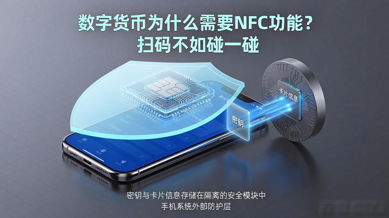 数字货币为什么需要NFC功能?扫码不如碰一碰