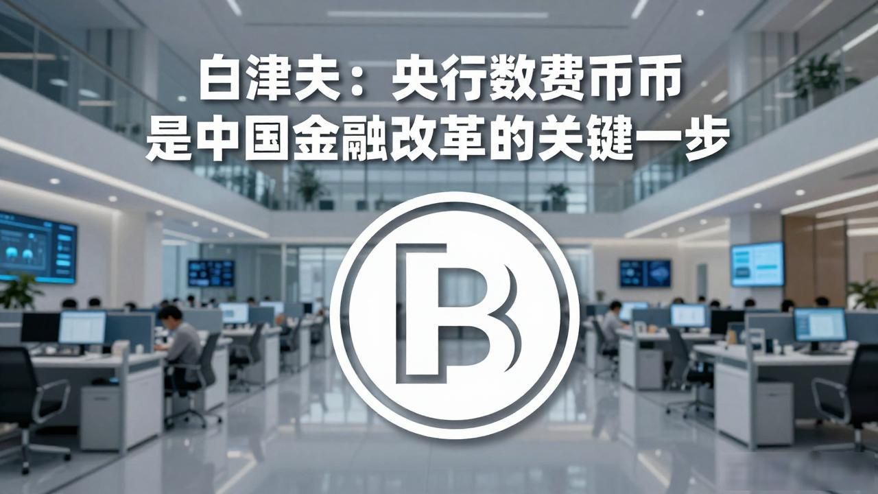 白津夫:央行数字货币是中国金融改革的关键一步