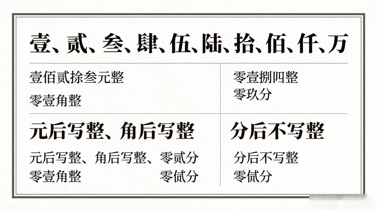 货币数字规范书写:财务人员必学的细节指南