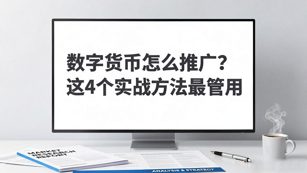 数字货币怎么推广?这4个实战方法最管用