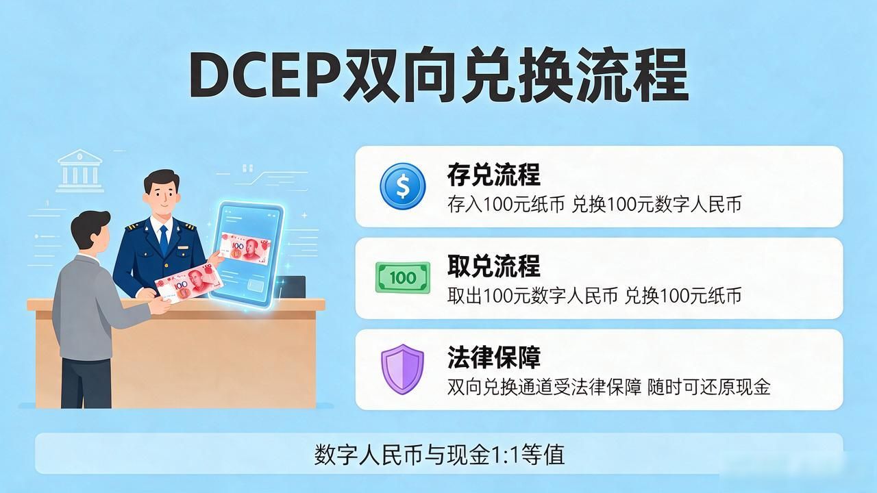 央行数字货币怎么发行现金?DCEP发行兑换流程全讲清