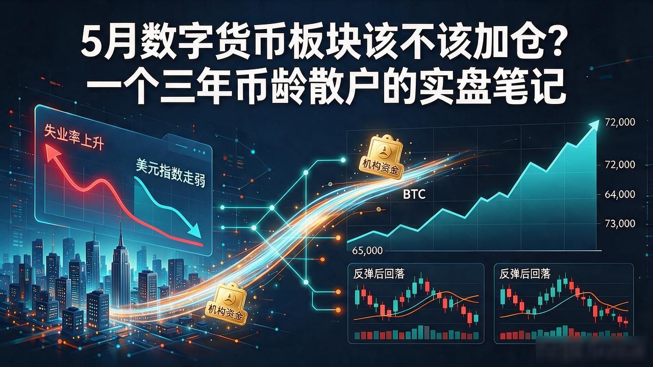 5月数字货币板块该不该加仓?一个三年币龄散户的实盘笔记