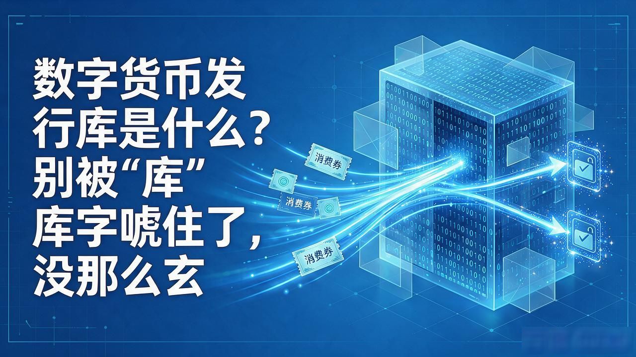 数字货币发行库是什么?别被"库"字唬住了,没那么玄