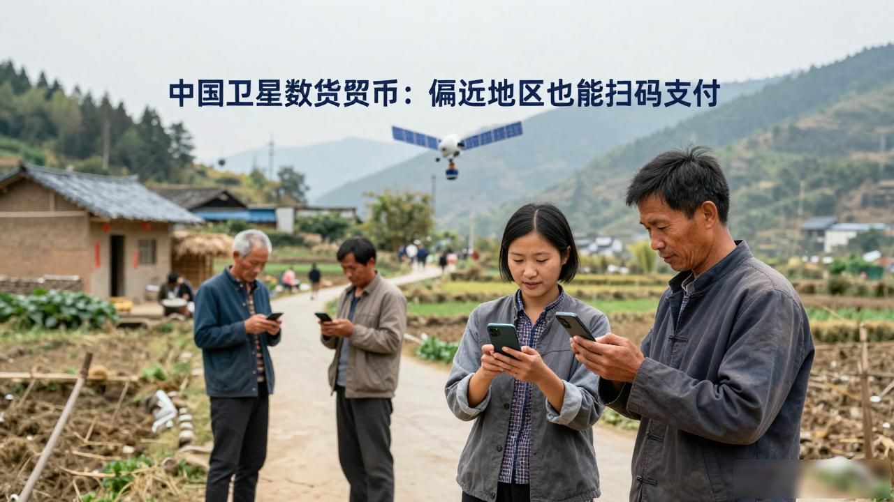 中国卫星数字货币:偏远地区也能扫码支付