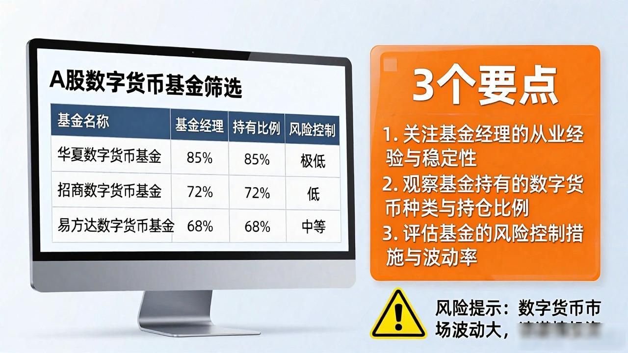 A股数字货币基金怎么选?3个要点帮你避坑