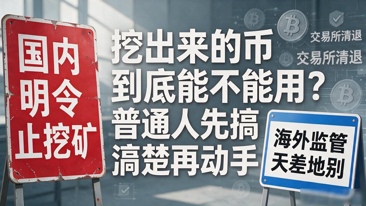 挖出来的币到底能不能用?普通人先搞清楚再动手