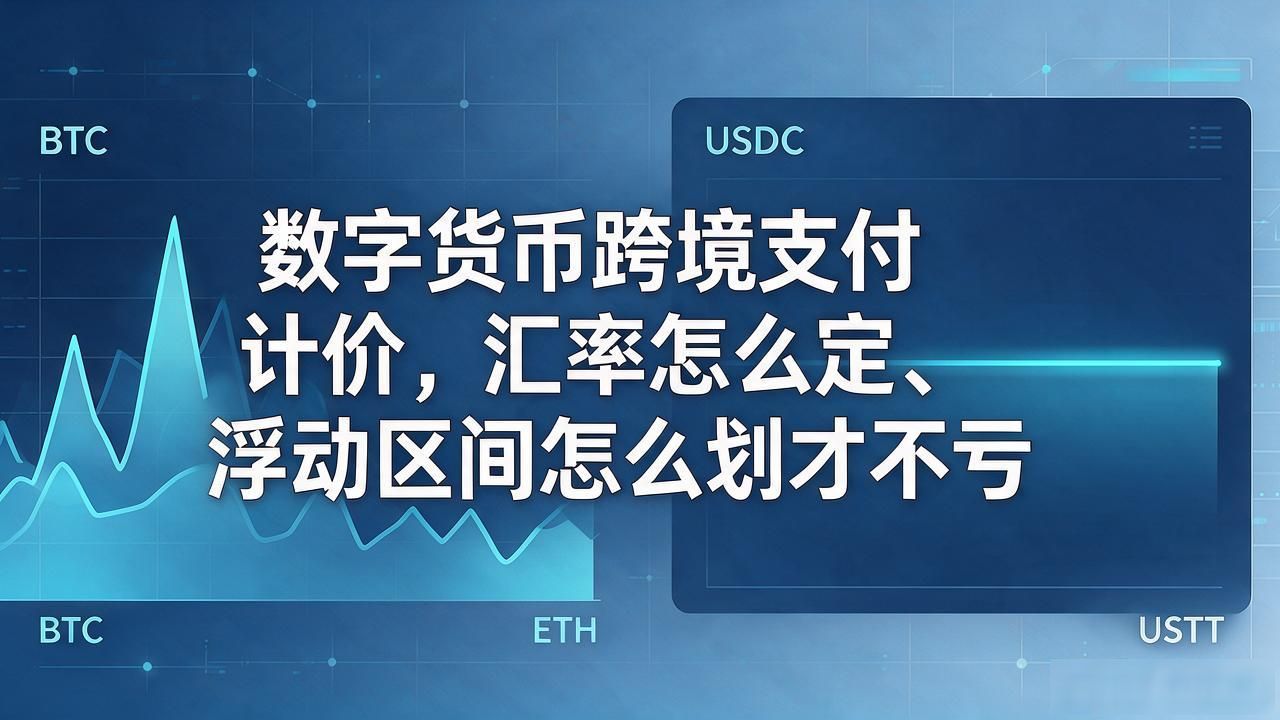 数字货币跨境支付计价,汇率怎么定、浮动区间怎么划才不亏