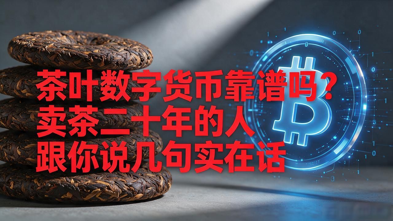 茶叶数字货币靠谱吗?卖茶二十年的人跟你说几句实在话