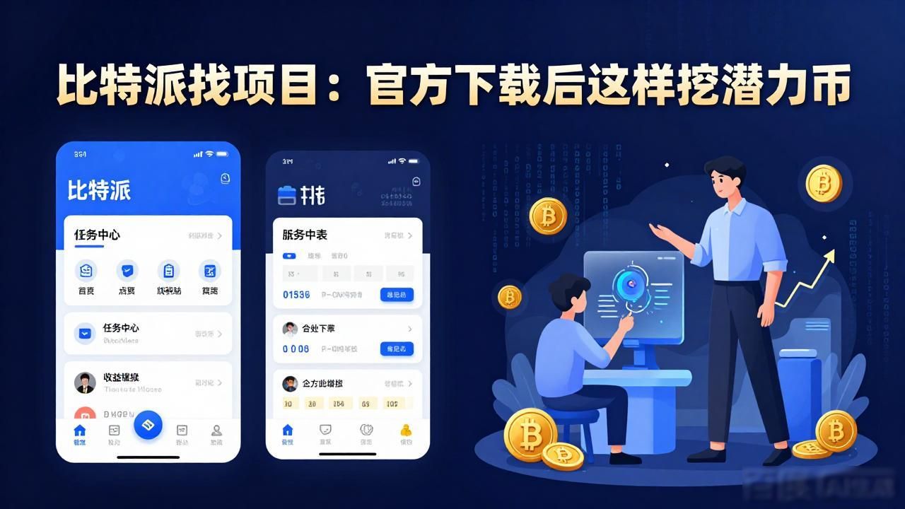 比特派找项目:官方下载后这样挖潜力币