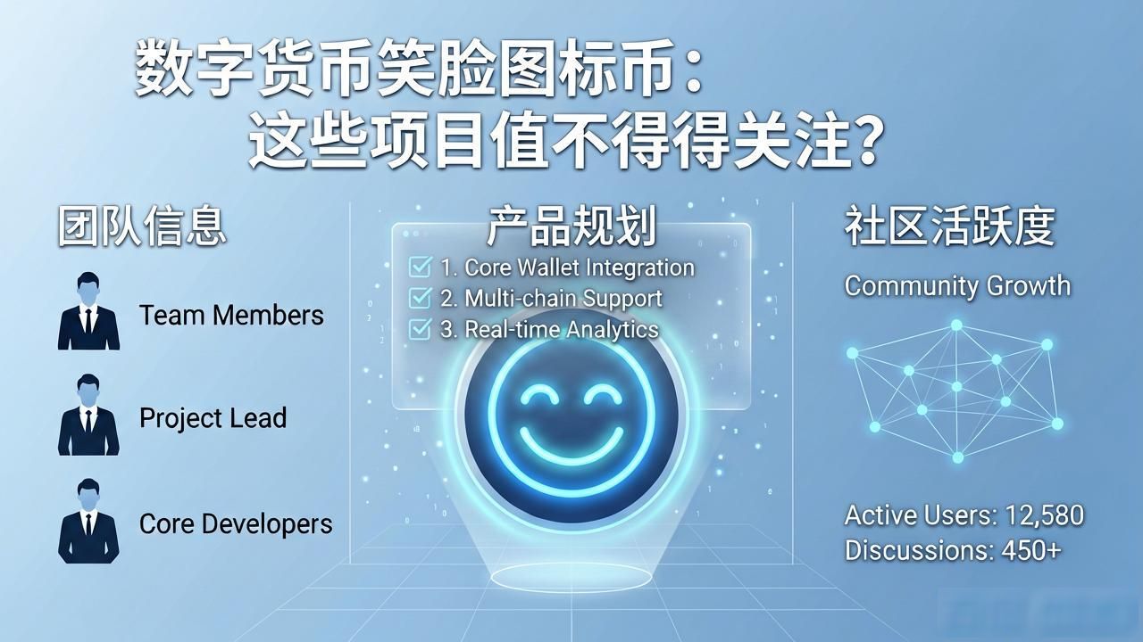 数字货币笑脸图标币:这些项目值不值得关注?