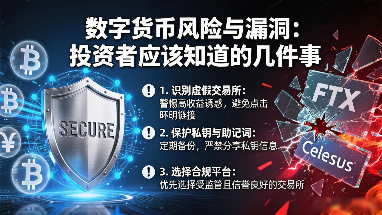 数字货币风险与漏洞:投资者应该知道的几件事