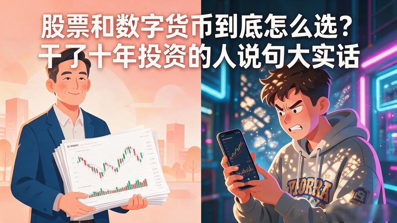 股票和数字货币到底怎么选?干了十年投资的人说句大实话