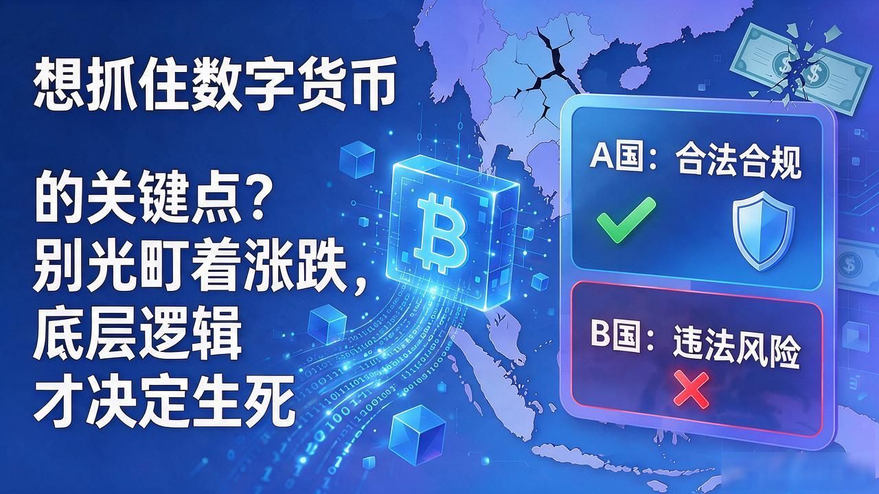 想抓住数字货币的关键点?别光盯着涨跌,底层逻辑才决定生死