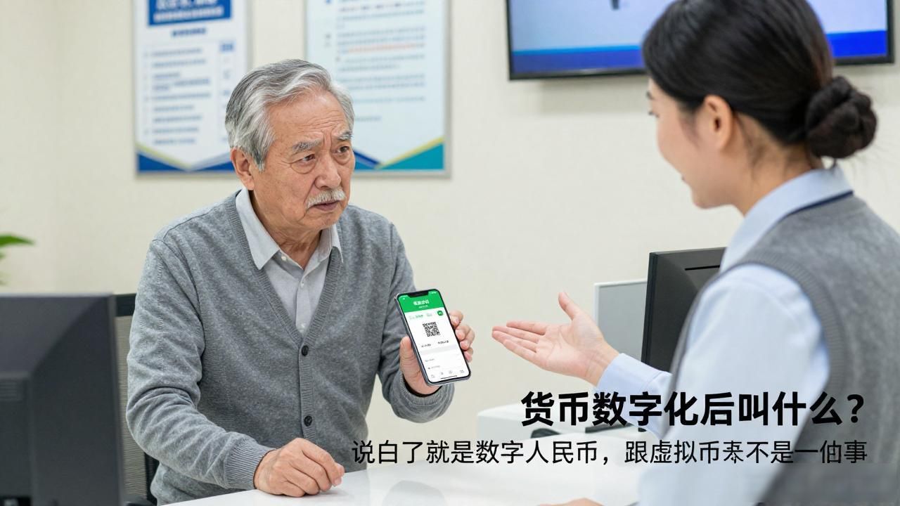 货币数字化后叫什么?说白了就是数字人民币,跟虚拟币不是一回事