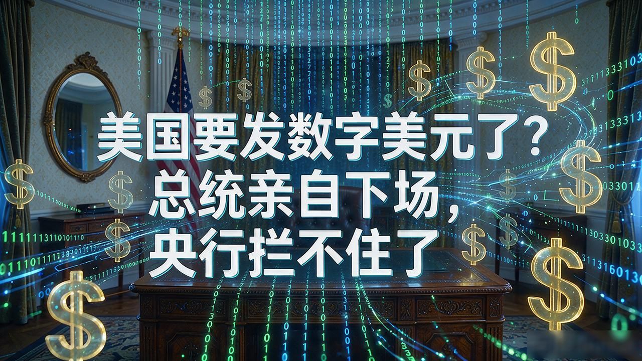 美国要发数字美元了?总统亲自下场,央行拦不住了