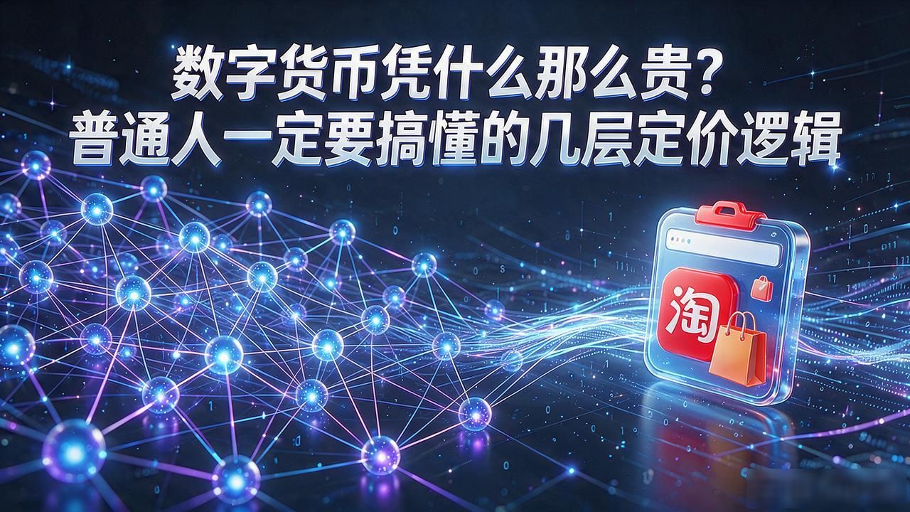 数字货币凭什么那么贵?普通人一定要搞懂的几层定价逻辑
