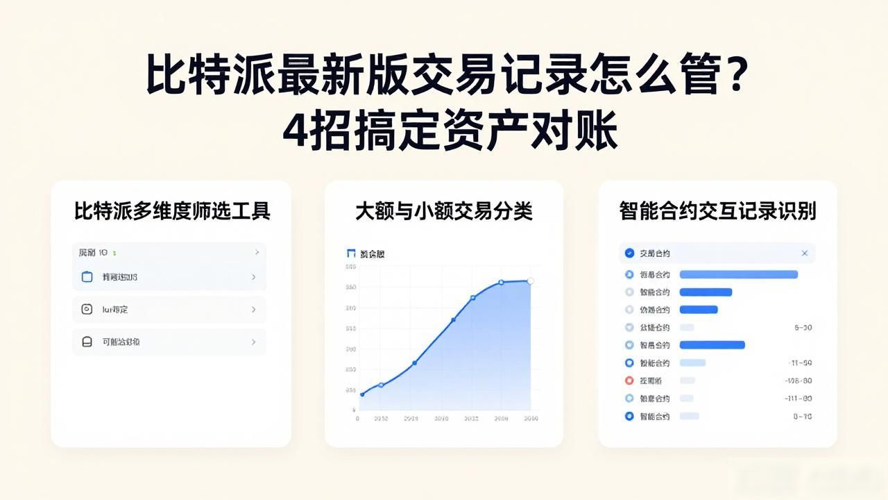 比特派最新版交易记录怎么管?4招搞定资产对账