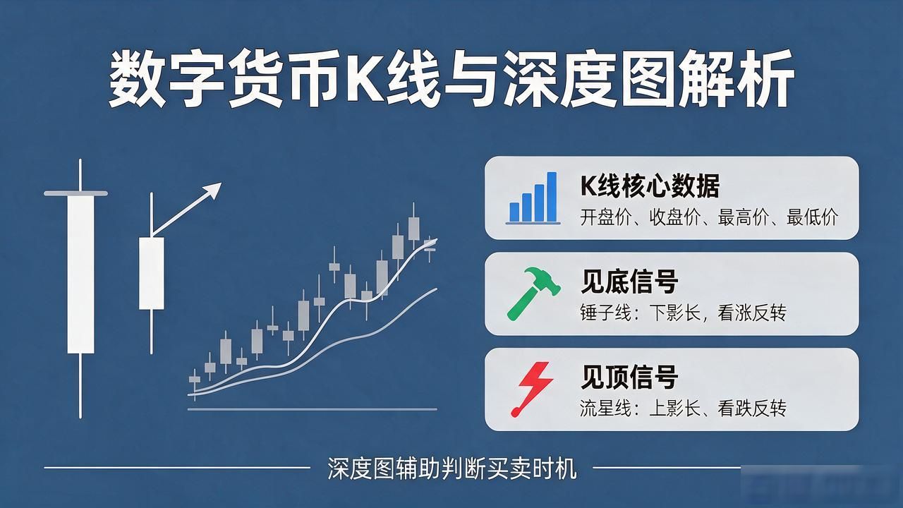 数字货币深度图K怎么看?实战判断买卖时机