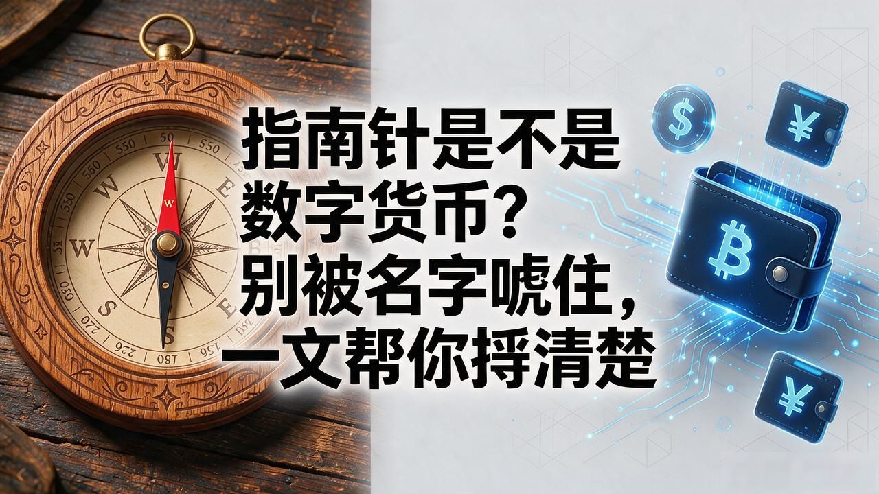 指南针是不是数字货币?别被名字唬住,一文帮你捋清楚