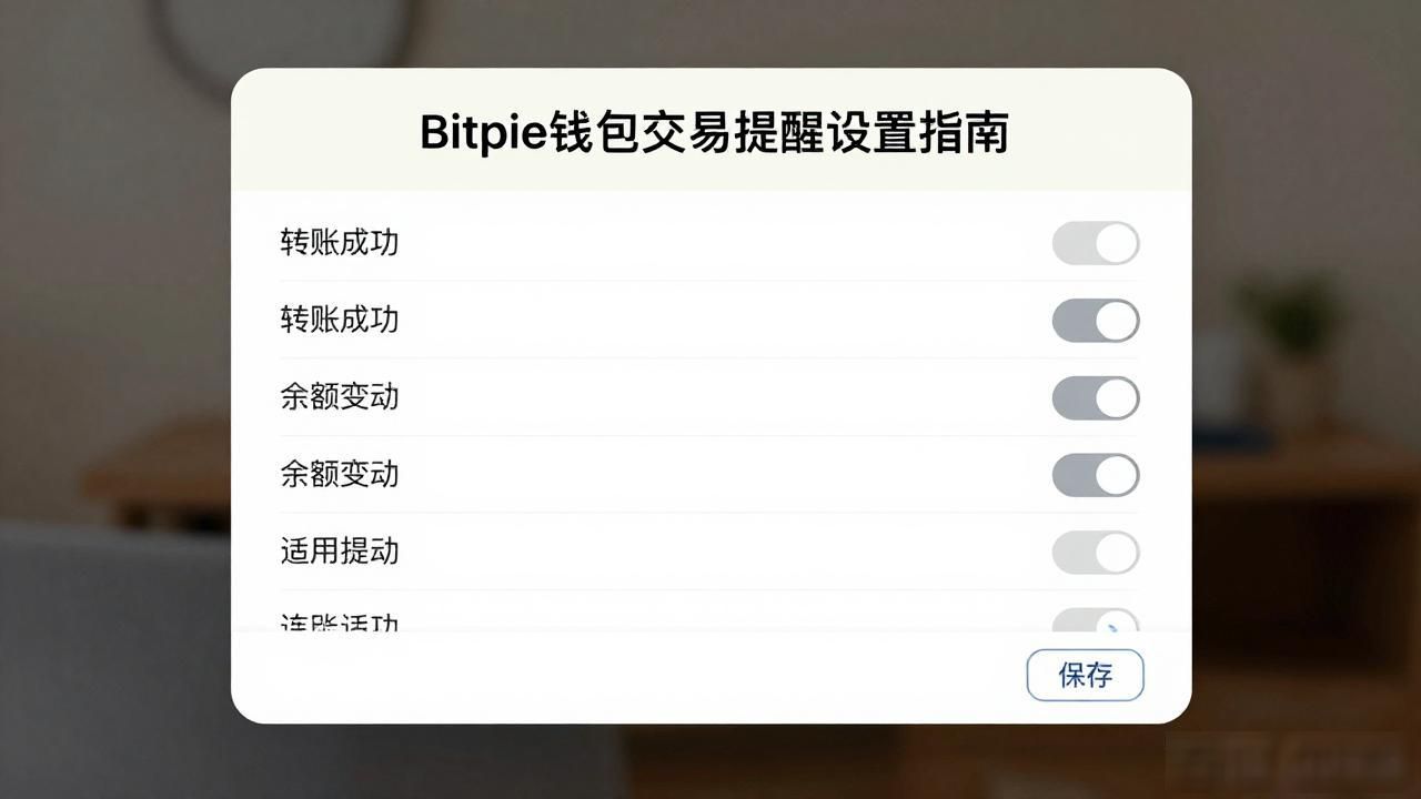 Bitpie钱包交易提醒设置指南