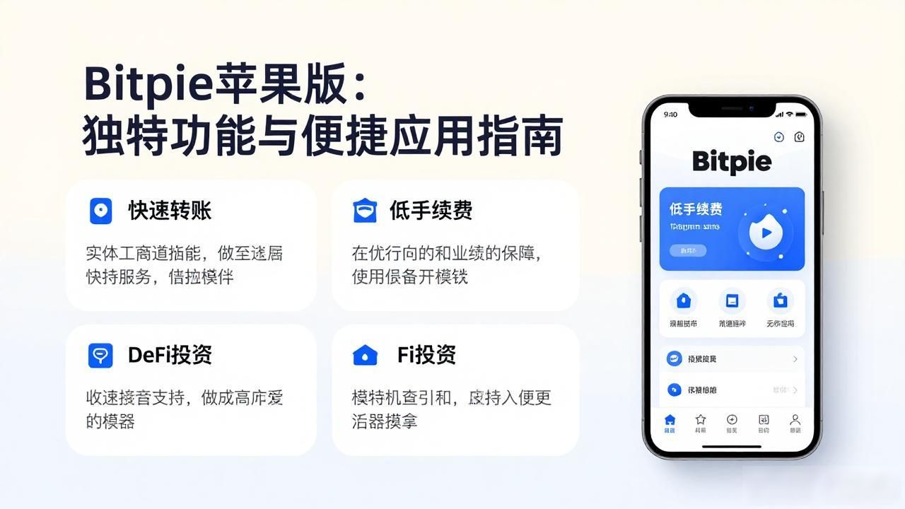 Bitpie苹果版:独特功能与便捷应用指南