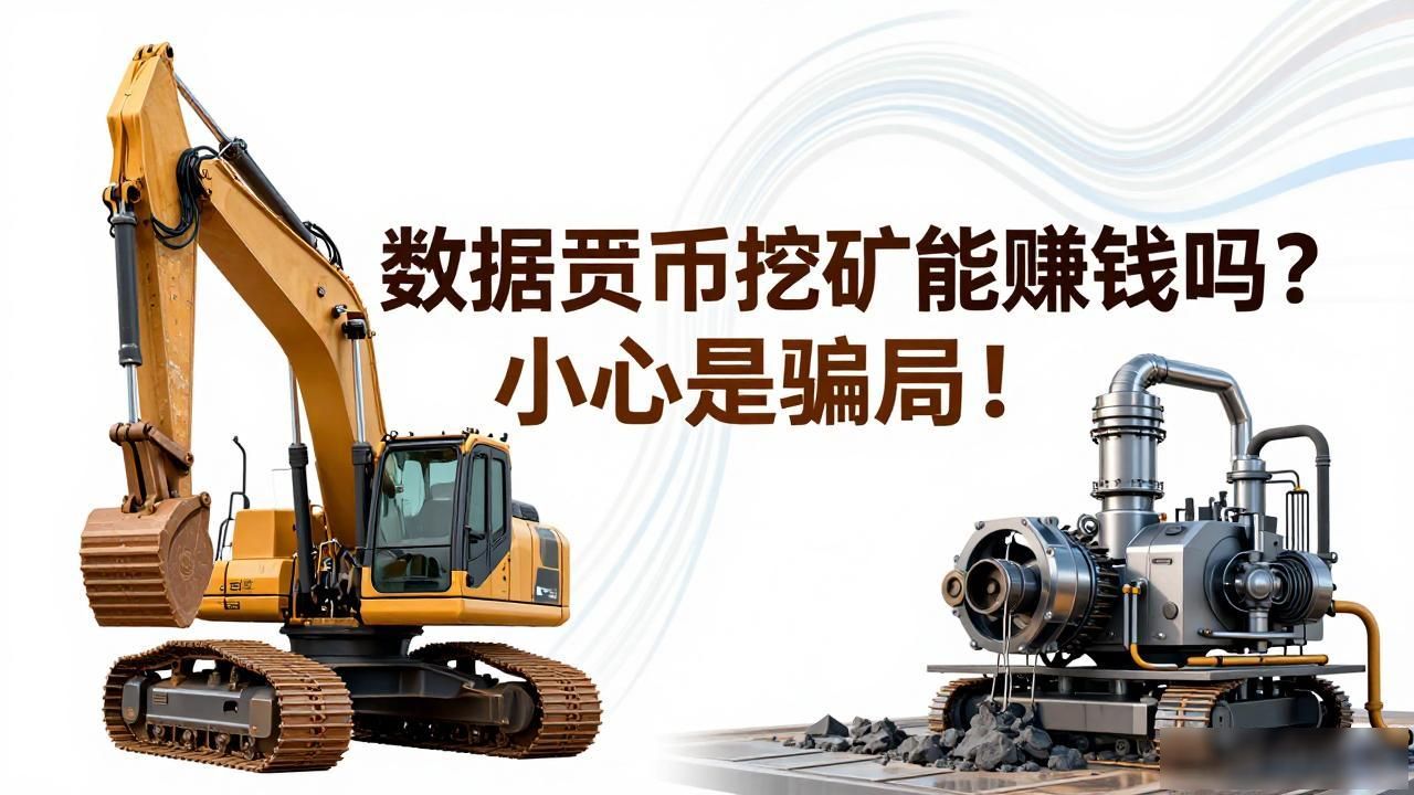 挖掘机数字货币挖矿能赚钱吗?小心是骗局!