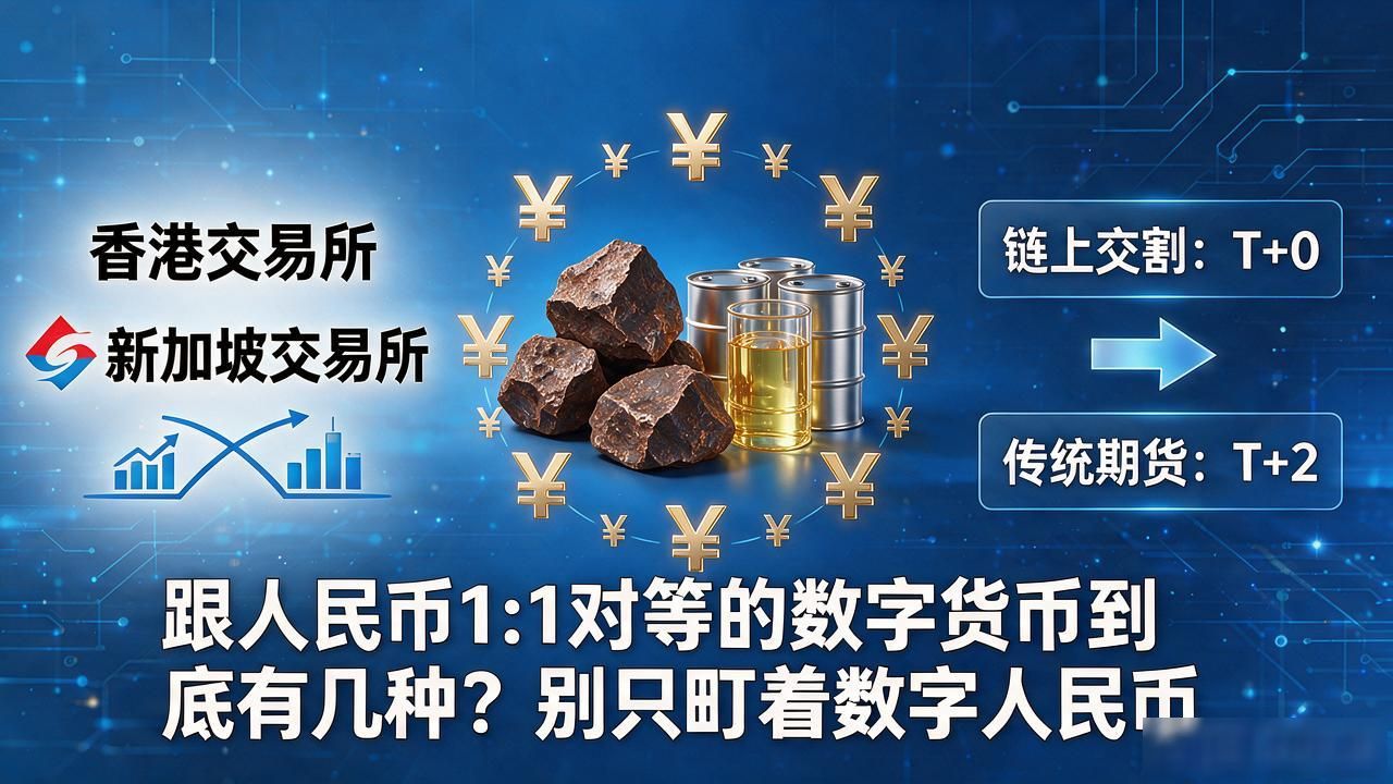跟人民币1:1对等的数字货币到底有几种?别只盯着数字人民币