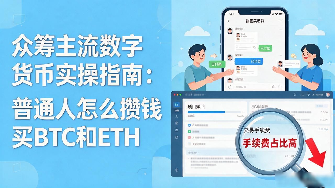 众筹主流数字货币实操指南:普通人怎么攒钱买BTC和ETH
