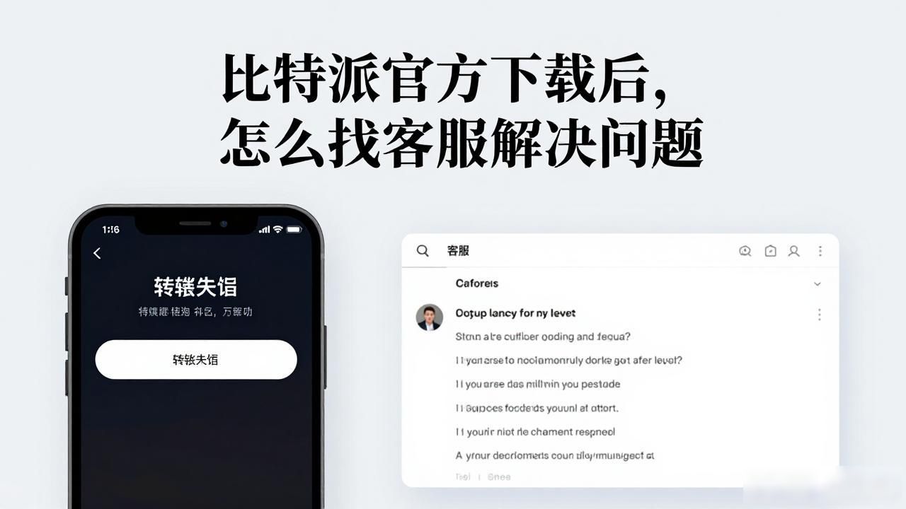 比特派官方下载后,怎么找客服解决问题