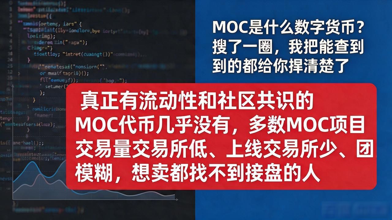 MOC是什么数字货币?搜了一圈,我把能查到的都给你捋清楚了