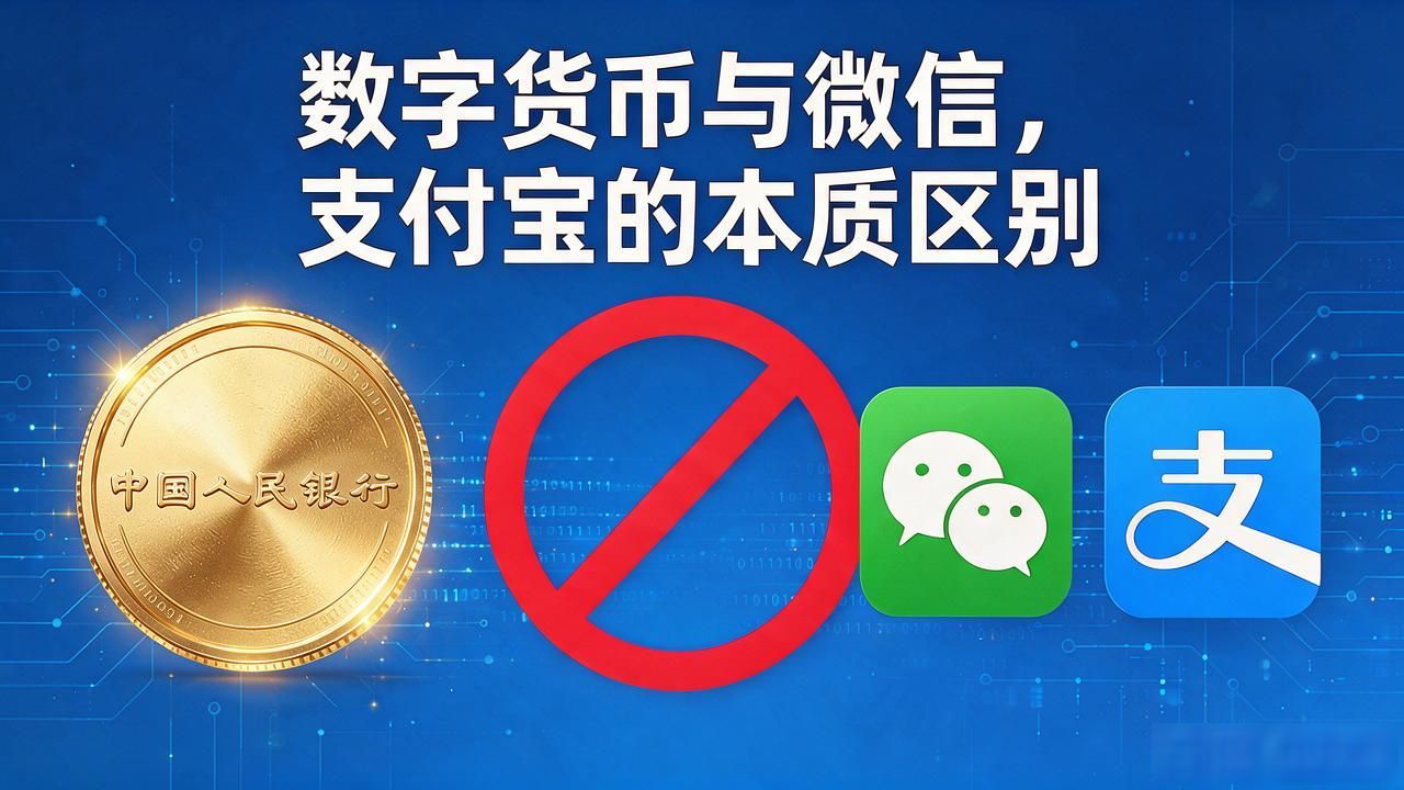 中央财政部数字货币到底啥意思,跟咱兜里那张百元纸币有啥不一样