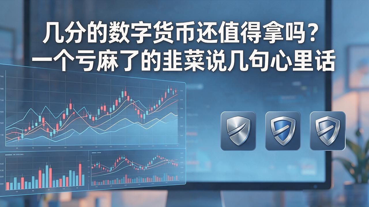 几分的数字货币还值得拿吗?一个亏麻了的韭菜说几句心里话