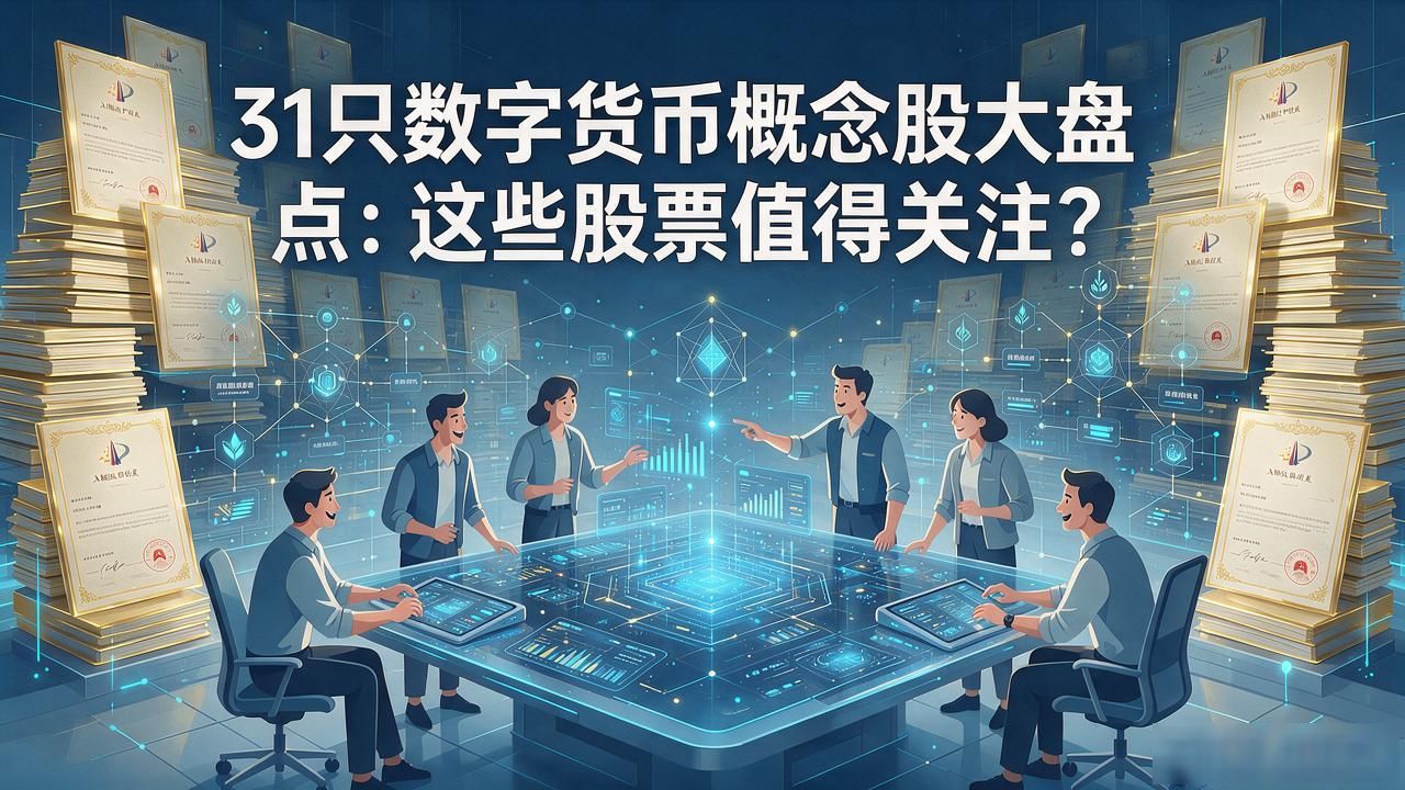 31只数字货币概念股大盘点:这些股票值得关注