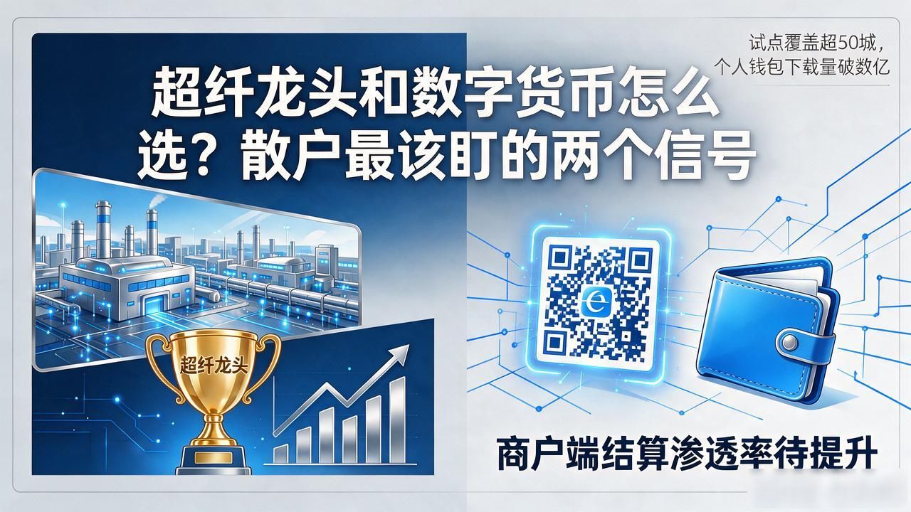 超纤龙头和数字货币怎么选?散户最该盯的两个信号