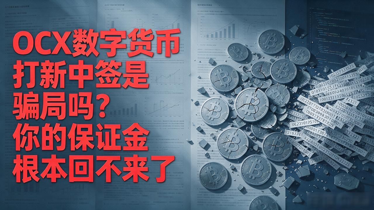 OCX数字货币打新中签是骗局吗?你的保证金根本回不来了
