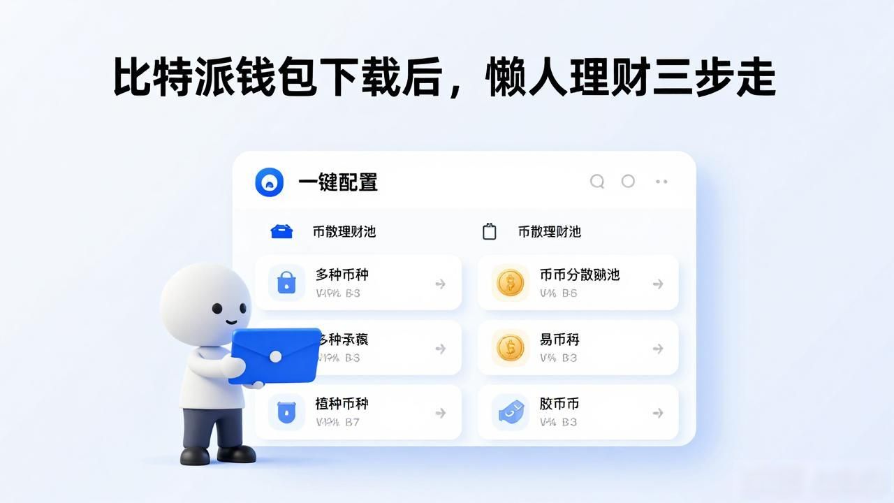 比特派钱包下载后,懒人理财三步走