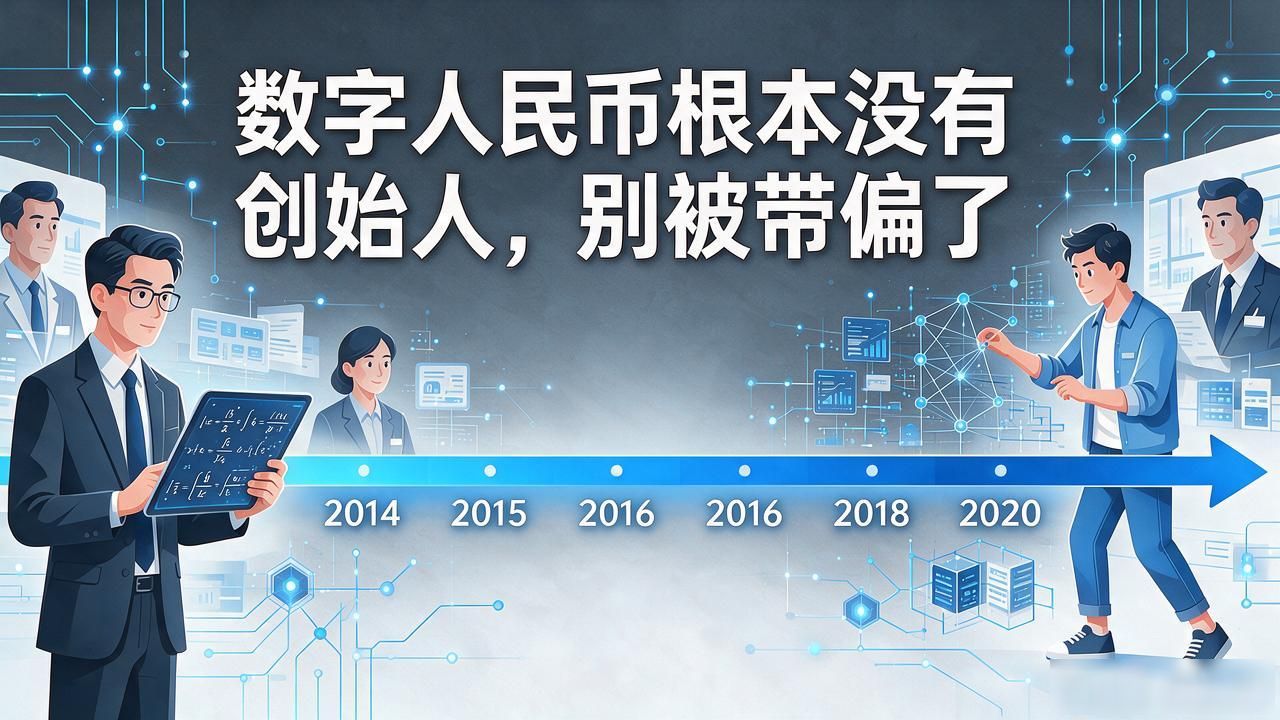 数字人民币根本没有创始人,别被带偏了